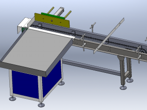 Universal Automatic Unloading Conveyor Line Modello 3D