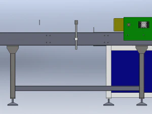 Universal Automatic Unloading Conveyor Line 3D Model