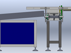 Universal Automatic Unloading Conveyor Line Modèle 3D