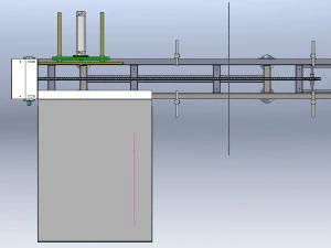 Universal Automatic Unloading Conveyor Line 3D Model