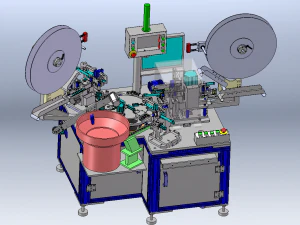 Máquina de montagem automática de hardware Modelo 3D