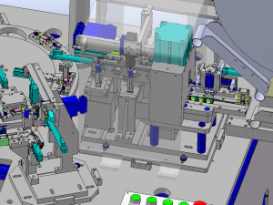 Hardware Automatic Assembly Machine 3D Model