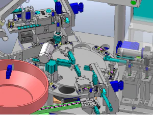 Hardware Automatic Assembly Machine 3D Model
