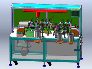 Cam-Driven Assembly Machine 3D Model