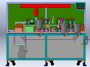Cam-Driven Assembly Machine 3D Model