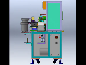 Cam-Driven Assembly Machine 3D Model