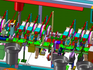 Cam-Driven Assembly Machine 3D Модель