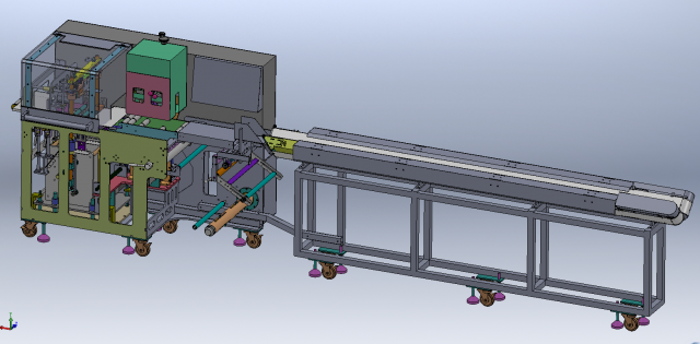 Pillow Packaging Machine 3D-Modell .c4d .max .obj .3ds .fbx .stl .blend 