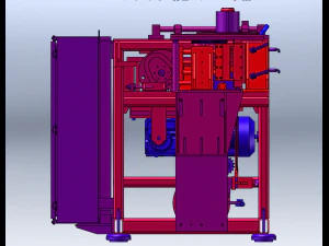 Online Packaging Labeling Machine 3D Model
