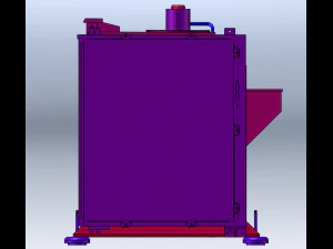 Online Packaging Labeling Machine 3D Model