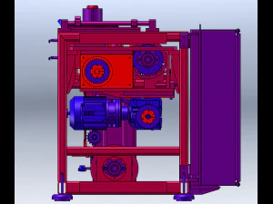 Online Packaging Labeling Machine 3D Model