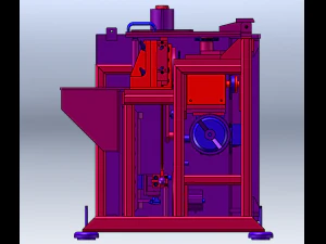 Online Packaging Labeling Machine 3D Model
