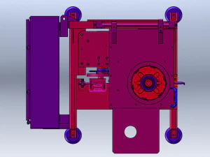 Online Packaging Labeling Machine 3D Model