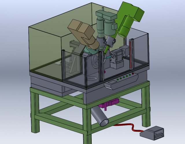 Five-axis Drilling Machine Modello 3D .c4d .max .obj .3ds .fbx .stl .blend 
