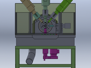Five-axis Drilling Machine Modello 3D