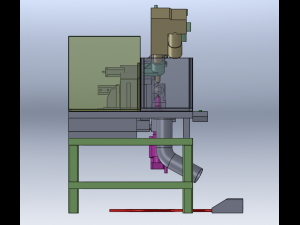 Five-axis Drilling Machine Modello 3D