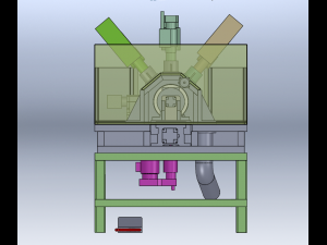 Five-axis Drilling Machine Modello 3D