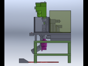 Five-axis Drilling Machine Modello 3D