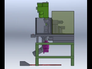 Five-axis Drilling Machine 3D Model