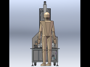 Paper Box Packaging Machine 3D Model