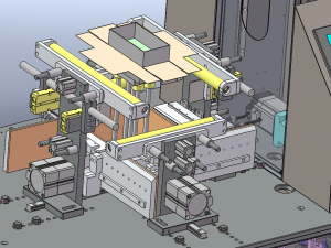 Paper Box Packaging Machine 3D Model