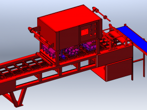 Linear Food Sealing Machine Modelo 3D