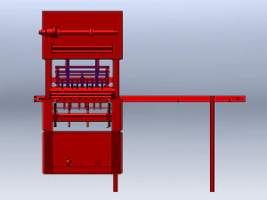 Linear Food Sealing Machine 3D Model