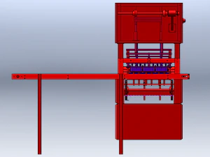 Linear Food Sealing Machine 3D Model