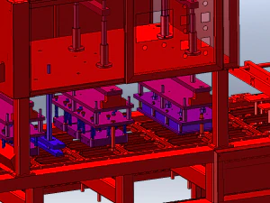 Linear Food Sealing Machine 3D Model