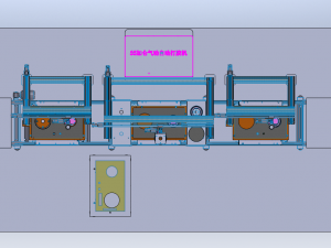 Three-Axis Robotic Arm Assembly Line with Automatic Gluing Workstation for Cooktops Modèle 3D