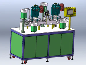 Automatic Assembly Machine for Hardware Stamping and Riveting 3D Model