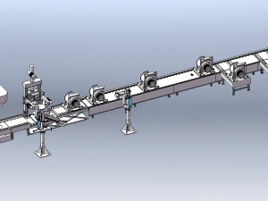 PMS 拖拉机输送线 3D 模型