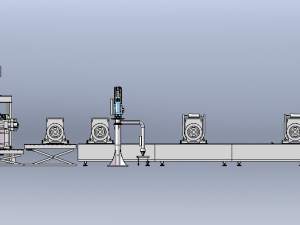 PMS Tractor Conveyor Line 3D-Modell