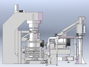 PMS Tractor Conveyor Line 3D-Modell