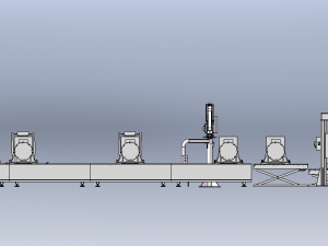 PMS Tractor Conveyor Line 3D-Modell