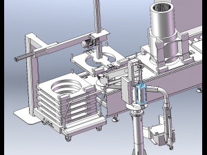 PMS Tractor Conveyor Line 3D-Modell