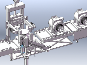 PMS Tractor Conveyor Line 3D-Modell