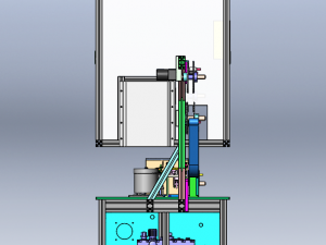 Cam-Driven Press Cutting Machine 3D Model