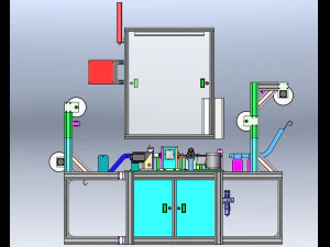 Cam-Driven Press Cutting Machine 3D Model