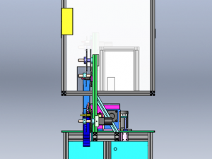 Cam-Driven Press Cutting Machine 3D Model
