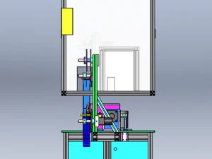 Cam-Driven Press Cutting Machine 3D Model