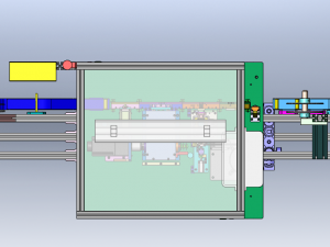 Cam-Driven Press Cutting Machine 3D Model