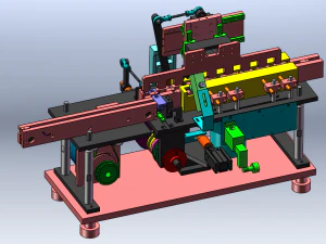 Cam-Driven Pneumatic Dust Removal Machine 3D Model