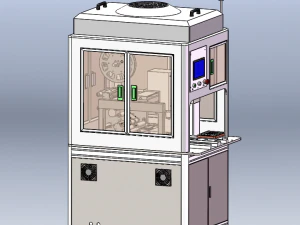 Labeling Machine Dual Slide-Table Type 3D Model