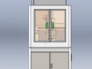 Labeling Machine Dual Slide-Table Type 3D Model