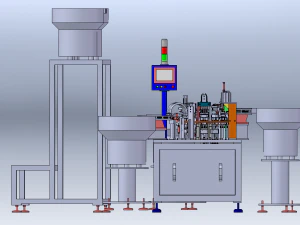 Shampoo Bottle Cap Assembly Machine 3D Model
