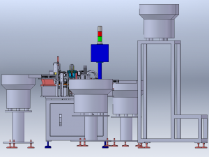 Shampoo Bottle Cap Assembly Machine Model 3D