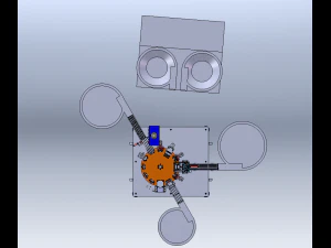 Shampoo Bottle Cap Assembly Machine 3D Model