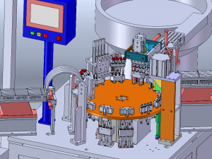 Shampoo Bottle Cap Assembly Machine Model 3D