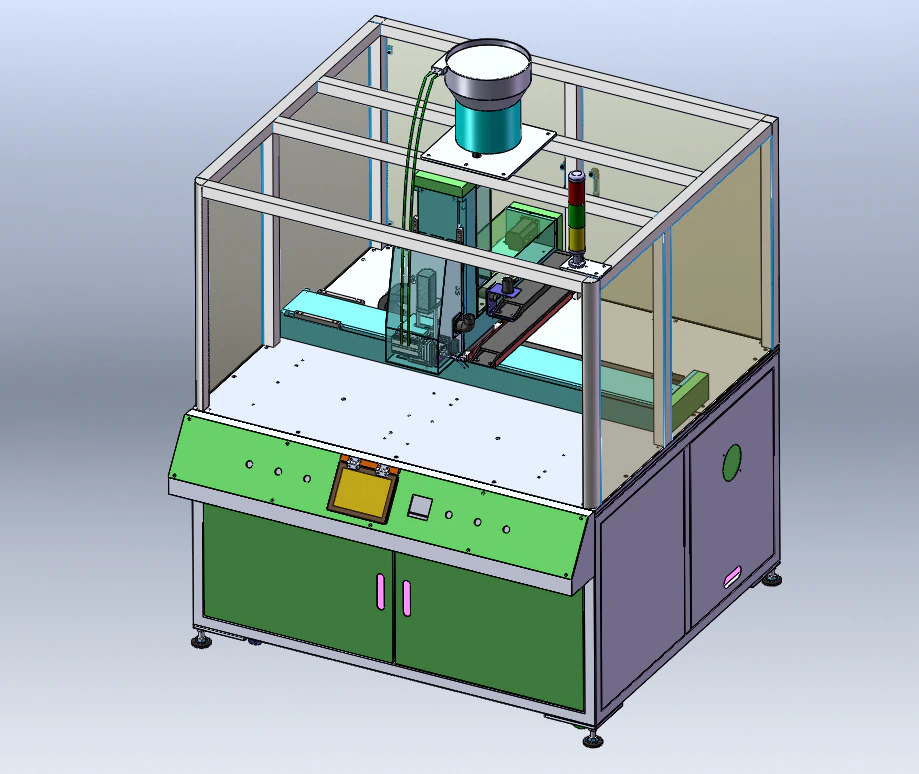 Plastic Hot Melt Embedding Machine 3D Model .c4d .max .obj .3ds .fbx .stl .blend 